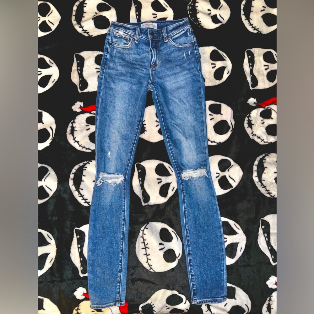 Abercrombie Super Skinny Mid Rise Jeans